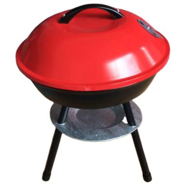 China Adjustable Size 14 Inch Portable Round Round Kettle BBQ Grill Grill Table Grill for sale