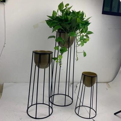 China Modern racks plant stands pots with indoor iron for planter for sale