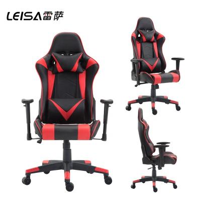 China (Size) Adjustable Free Custom Logo Gaming Chair Adjustable Reclining Ergonomic Office Racing Gamer Chair for sale