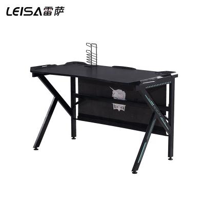 China 2021 Good Quality PC Computer Gaming Foldable Desk With Cable Management Video Game Table for sale