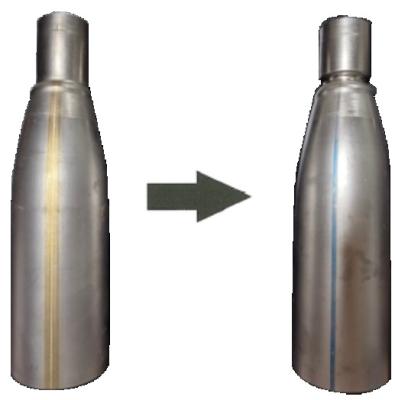 China Stainless Steel Bottle Inner Wall Bottle Necking Neck Forming In Machine for sale