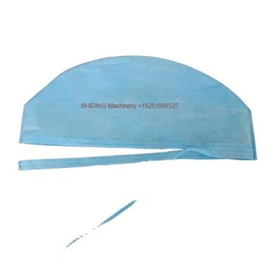 China Hotels Nonwoven Cap Surgical Cap Tie On Doctor Cap Making Machine for sale