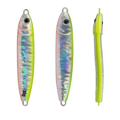 China Saltwater Metal S-Curved Lead 10g/15g/20g/30g Saltwater Jig Fish Jig Metal Vertical Slow Pitch Jig Building Lure Bait for sale