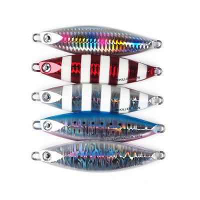 China Lurekiller Japan Style 60g/80g/150g/180g Artificial Metal Bait Sea Bass Fishing Jigs Lure Slow Casting Building Lure for sale