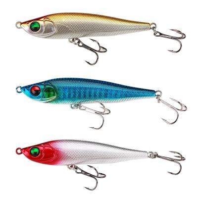 China ABS Plastic 3d Printing 8.5cm Stickbait 13.2g Pencil Lure Hard Fishing Lure for sale