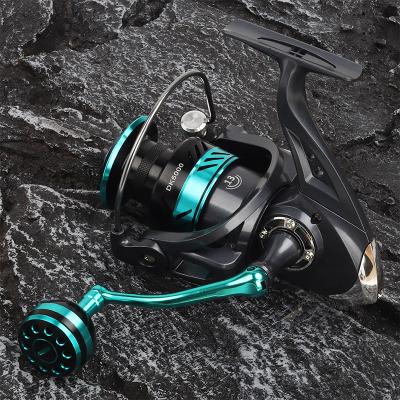 China High Quality 12+1BB Body Saltwater 15kg Max Drag Fishing Reel CNC Metal Sea Spinning Fishing Reel Reel78 for sale