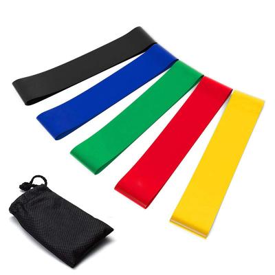 China Body Workout Exercise Mini Loops Yoga Resistance Band Set Fitness Resistance Bands for sale