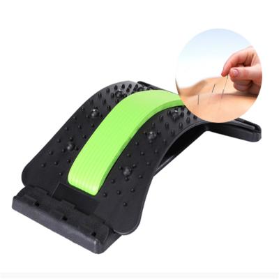 China Adjustable/Detachable Back Stretcher Magic Fitness Equipment Massager Lumbar Stretch Stabilizer Relax Spine Pain Relief for sale