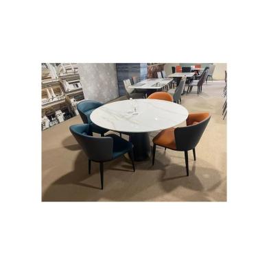 China New Arrivals Modern Modern Home Furniture Multifunctional Extendable Round Dining Table for sale