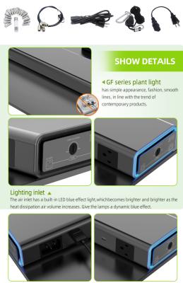 China Knob Dimming Aluminum Foldable Led Lighting And Circuits Design 150W Factory To Grow Light for sale