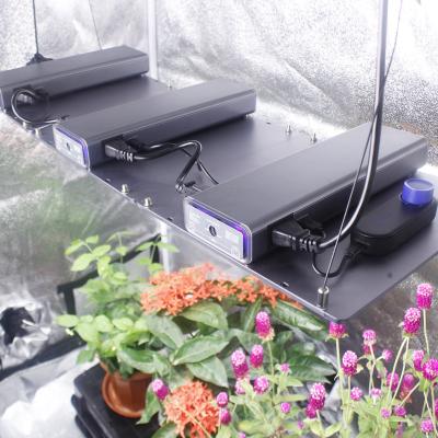 China Knob Dimming High Efficiency Hydroponic Growers Choice Ppfd Led For Growing Light Garden 450W Greenhouse Led Plant Grow Light for sale