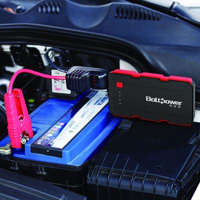 China Bolpowe 800A 7200mAh portable car jump starter lithium battery booster 150*84*26mm (up to 4.0L gas, 2.4L diesel engine) for sale