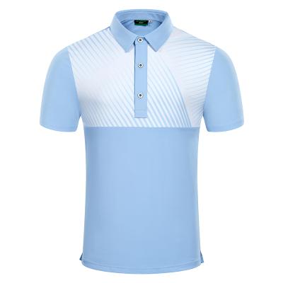 China anti-wrinkle cheap price mens polyester spandex quick dry digital printing sports t-shirts golf shirt for sale