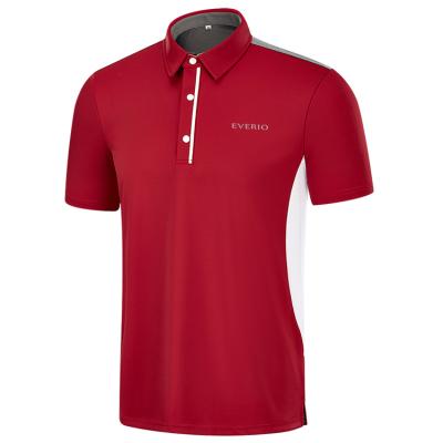 China Custom Polyester Spandex Mens Anti-pilling Quick Drying Boys Golf Shirts for sale