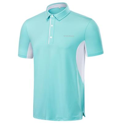 China Custom Mens 92% Spandex/Polyester Sublimation 8% Polyester Spandex Quick Dry Golf Shirts for sale