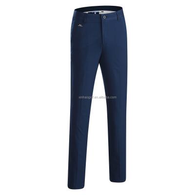 China Anti-Wrinkle Customized Logo Golf Trousers Sports Pants OEM Quick Dry Summer Golf Long Pants for sale