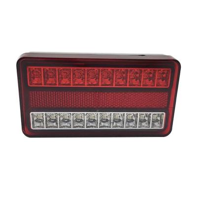 China ABS+led 20 LED 12V Tail Light Car Truck Trailer Van Stop Brake Rear Reverse Camper Waterproof Turn Signal Lights Lamp for sale