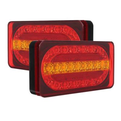 China Trucks Rear Lights DC12V 24leds Car Truck Tail Light Heavy Duty Trailer Brake Kamaz Camper Lorry Bus Caravans Tractor Signal Lamp Indicator for sale