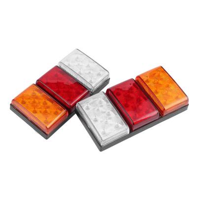 China Trucks 12V/24V 24 LED Tail Brake Light Rear Brake Light Rear Brake Lamp Stop Turn Indicator Heavy Duty Trailers Van UTE Reverse Indicator for sale