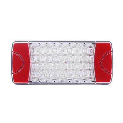 China Universal 10-30 Volt Truck Trailer Double Tail Lamp 40 LED Color Combination Stop Signals/Turn Signal Tail Light/ for sale