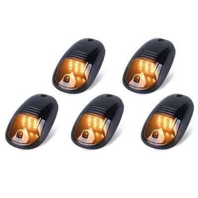 China ABS 5PCS 9 LED Top Cab Roof Amber Running Lights With Wiring Package For Dodge Ram 1500 2500 3500 4500 5500 2003-2018 Pickup Truck SUV for sale