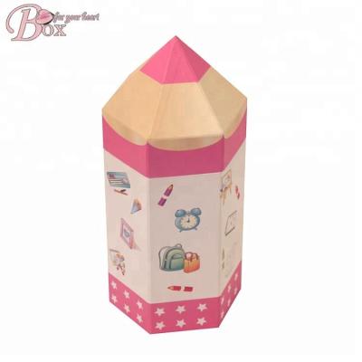 China China School Stationery Box Case School Supplier Cardboard Pencil Holder List Office Stationery Jewelry Box for sale