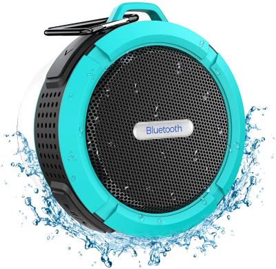 China Free Sample IPX7 Function Shower Phone Shower Waterproof Portable Subwoofer Mini Amplifier Wireless Sucker BT Speaker for sale