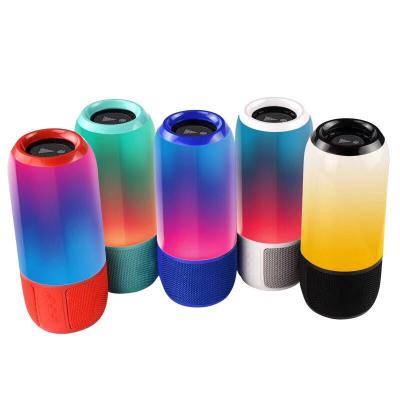 China LED Flashing Light Led Colorful Super Night Theater System Subwoofer BT Speaker PLUSE4 Bass Wireless Car Amplifier Home Flashing Light Table for sale