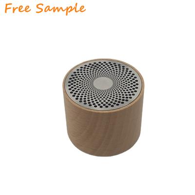 China Phone Function Promotion Gift Powered Karaoke Mini Hifi Surround Home Theater System Portable Sound Wooden Radio BT Speaker for sale