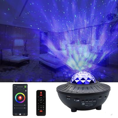 China 2021 New Mini Star Projector Smart Galaxy Starry Projector Modern BT Music Speaker Projector Lamp Laser Night Lights for sale