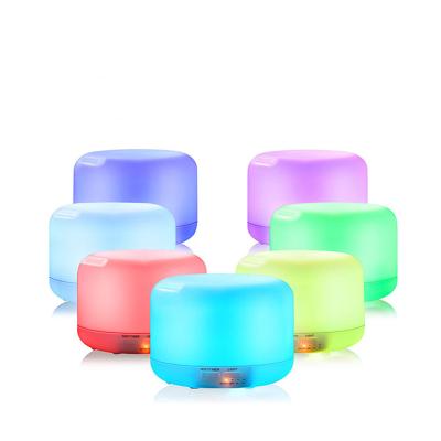 China 300ML Hotel Spray Mist Perfume Led Light Diffuse Cool Car Mini Portable Ultrasonic Essential Oil Diffuser Cool Car Air Humidifier for sale