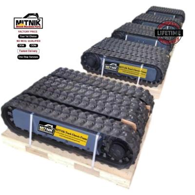 China 6 Ton Rubber Track Chassis Crawler Track Undercarriage for Excavator and OEM Service for sale