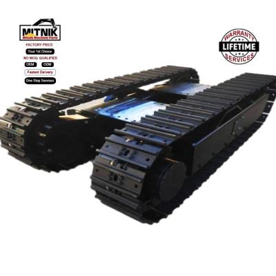 China 6 Tons Rubber Crawler Track Chassis at Best for Excavator Undercarriage Parts for sale