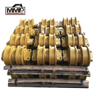 China Yellow/Black Excavator Undercarriage Parts D9L D9G D9H Single Flange Track Roller Part No. 8P5605/8P5604 for sale