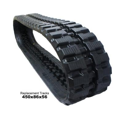 China Nature Rubber Tracks 180x72x38 300x52.5x80 320x54x78 450x83.5Kx72 for Bocat231/331/430 for sale