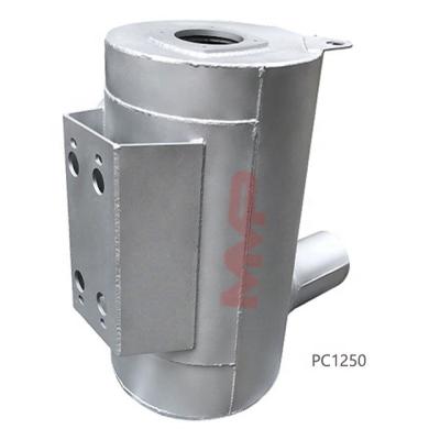 China Hitachi EX1200-5C EX1200-5D Excavator Engine Parts Muffler Silencer and Long-Lasting for sale