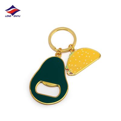 China Wholesale Custom Longzhiyu Tool Metal Beer Bottle Opener Key Chain Souvenir Stainless Steel Key Chains Multi Key Chain Factory for sale