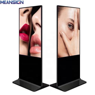 China 43 Inch Full HD Indoor Floor Standing Player Display Screen Advertising Lcd Digital Signage Advertising for sale