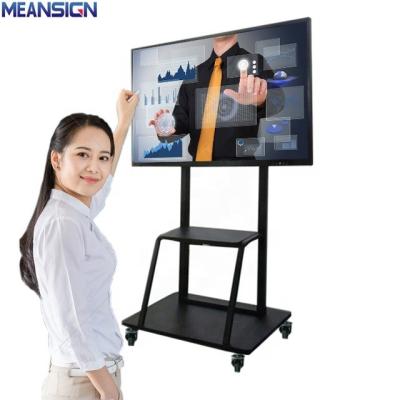 China Manufacturer Price Ultra-Thin Finger Multi Touch Screen Smart Panel All In One Digital Portable Interactive Whiteboard 1211.6*770.9mm for sale