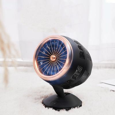 China Wholesale Cool 360 Degree USB Double-Blade Turbo Supply Desktop Air Cycle Without Electric Mini Fan for sale