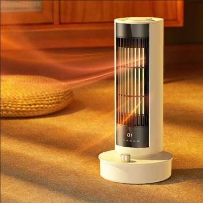 China Household 1200w Intelligent Constant Temperature Mute 2 in 1 Hot Cool Fan PTC Tower Electric Heaters for sale