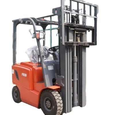 China Hotel certification style 1ton 2ton 3ton new 2 ton electric forklift for sale