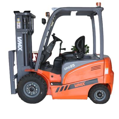 China Four Wheel Type Hotels VMAX Brand Electric Forklift for sale