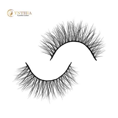 China Higher Quality Natural 3D Mink Long Eyelash Packaging Box Full Strip Lashes Eyelash Vendor Customized Boxes for sale