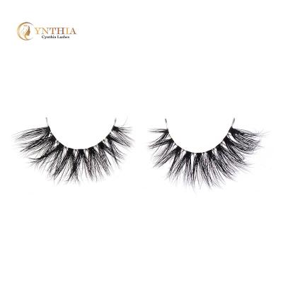 China China Wholesale Natural Cheap Clear Luxury False Eyelashes Strip Fluffy 3d Mink Lashes Custom Lashes Packaging False Eyelashes for sale