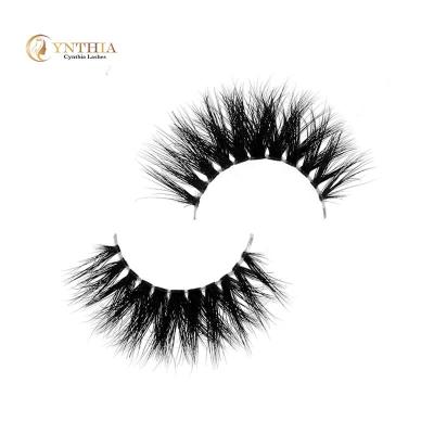 China China Wholesale Natural Cheap Clear Luxury False Eyelashes Strip Fluffy 3d Mink Lashes Custom Lashes Packaging False Eyelashes for sale