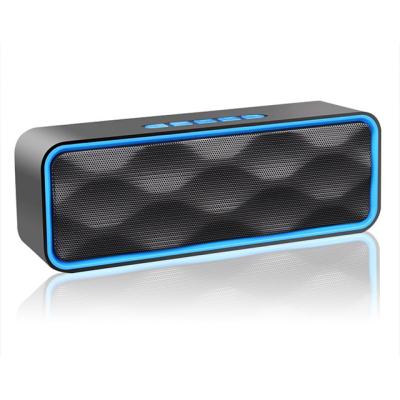 China ZoeeTree Stereo Light AirPlay Warning Tone Bass Wireless Speaker With LED for sale