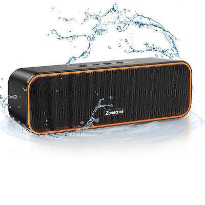 China Phone Function ZoeeTree Speaker Radio With 12W HD Loud Bass Sound Portable Waterproof Speaker For Outdoor for sale