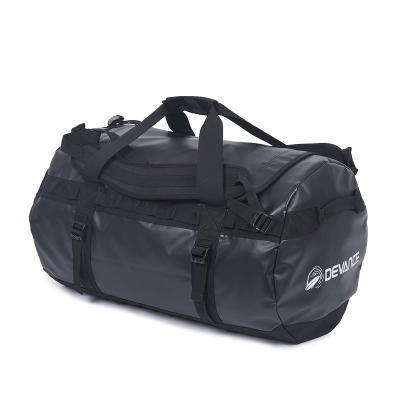 China Waterproof. Foldable bag. DEVANCE Lightweight 70 L Outdoor Sport Large Black Bag Waterproof Fleece Gym Bag for sale