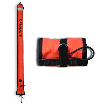 China 210D nylon with TPU coating diving float signal dive beacon scuba tube for scuba float SMB for sale